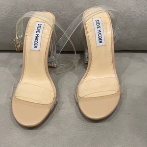 Steve Madden Clear heels
